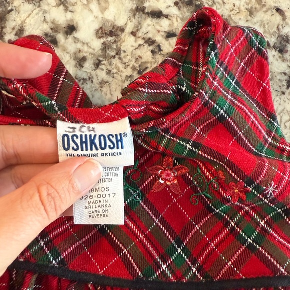 Vintage Osh Kosh 18 mo Christmas dress - Picture 3 of 5